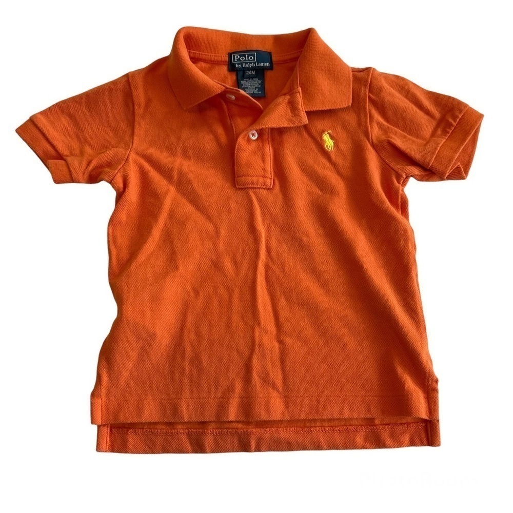 Polo Ralph Lauren Orange & Yellow Polo Shirt